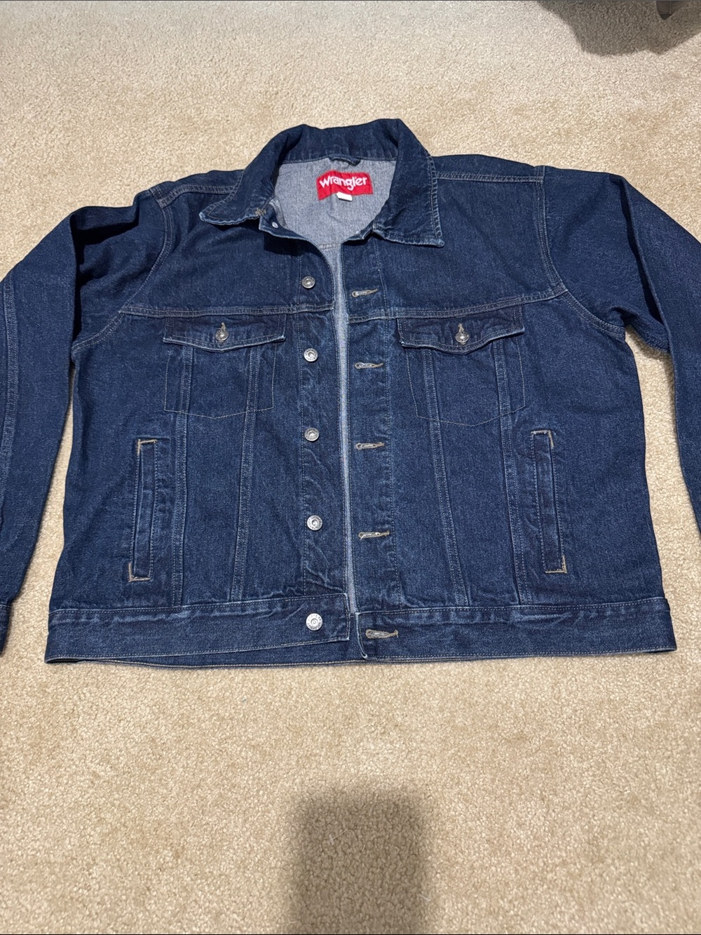 Wrangler Indigo Blue Denim Trucker Jacket